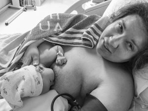 Skin-to-skin for the first hour after birth and first time breastfeeding