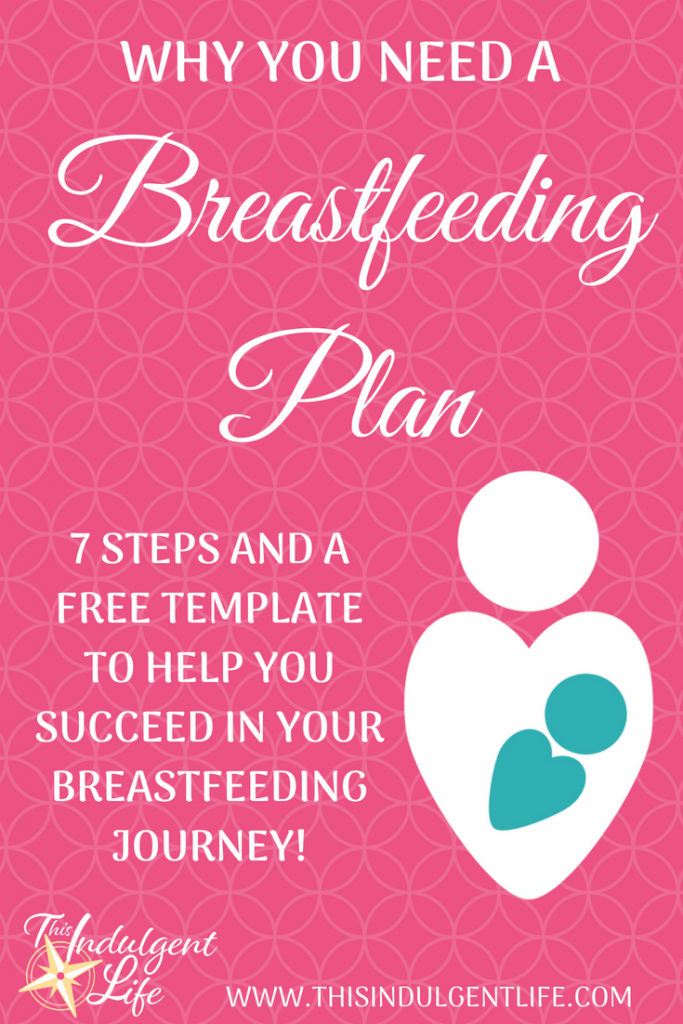 Creating a Breastfeeding Plan- Free Template Included - This Indulgent Life