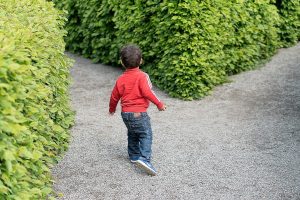 child making a choice