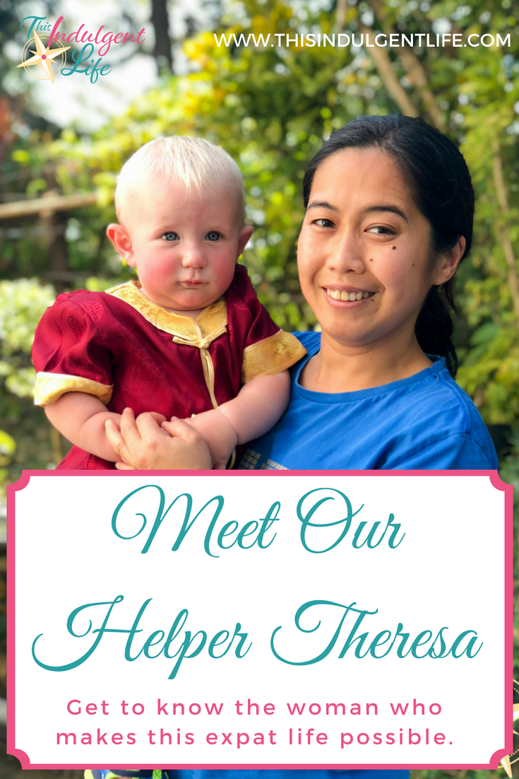 Meet our helper Theresa on Tuesdays With Theresa | This Indulgent Life | These videos explain just how important Theresa, our domestic helper, is to us here in Hong Kong. | #thisexpatlife #thisadventurouslife #domestichelper #hongkong #childcare #expat #expatlife #expatwithkids #interviews #theresa #Filipina #Philippines #tuesdayswiththeresa #teachingabroad #livingabroad #lifewithatoddler #lifewithababy #lifeofadomestichelper 
