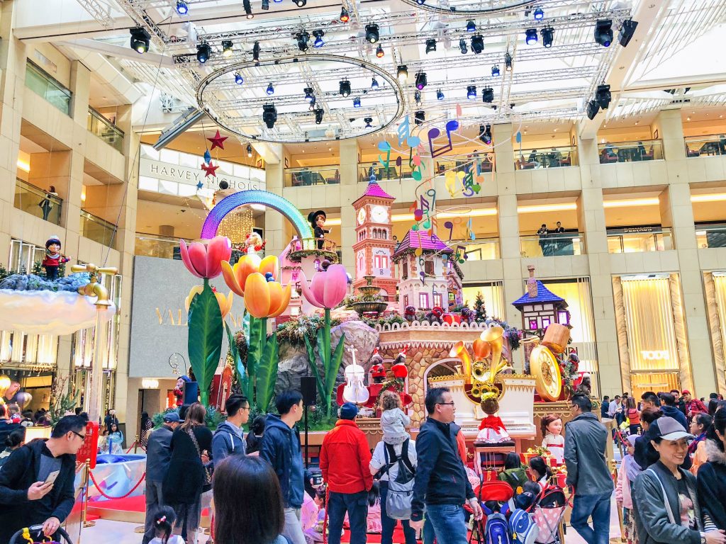 Pacific place Christmas display