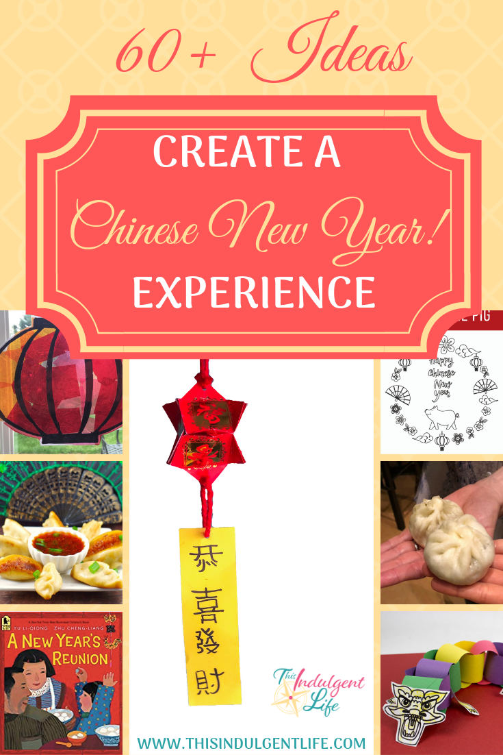 Create a Chinese New Year Experience | This Indulgent Life | Chinese New Years is a holiday unlike any other. Every family should learn about the most popular holiday in Asia, Lunar New Years. Here are over 60 crafts, printables, books, and recipes to create an amazing experience at home. | #homeschooling #sensoryactivities #printables #chinesenewyearscrafts #cnycrafts #redenvelopecrafts #dragoncrafts #pigcrafts #chineserecipes #yearofthepig #lionmask #liondance #springfestival #craftsforkids #preschoolcrafts #lessonsonchina #chineseculture #ChineseNewYear
