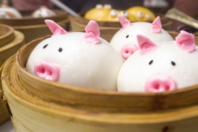 Piggy Pork Bun at Let's Yum Cha
